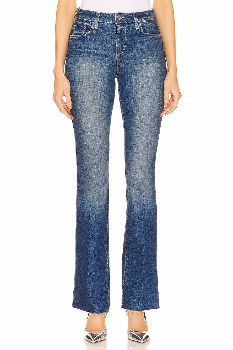 NEW L'AGENCE women's ruth high rise straight jean in woodbridge